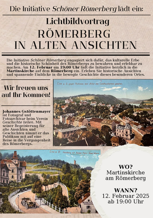 Schöner Römerberg Einladung