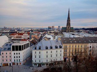 Schöner Römerberg Ausblick